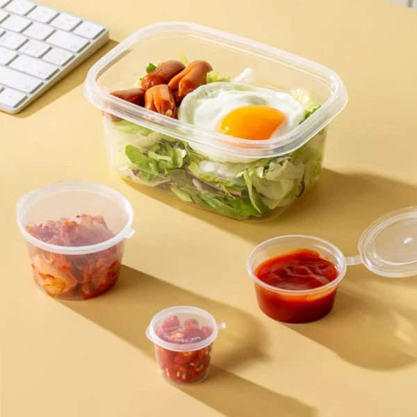 1oz Mini PP Plastic Dessert Pudding Cup Sauce Cup